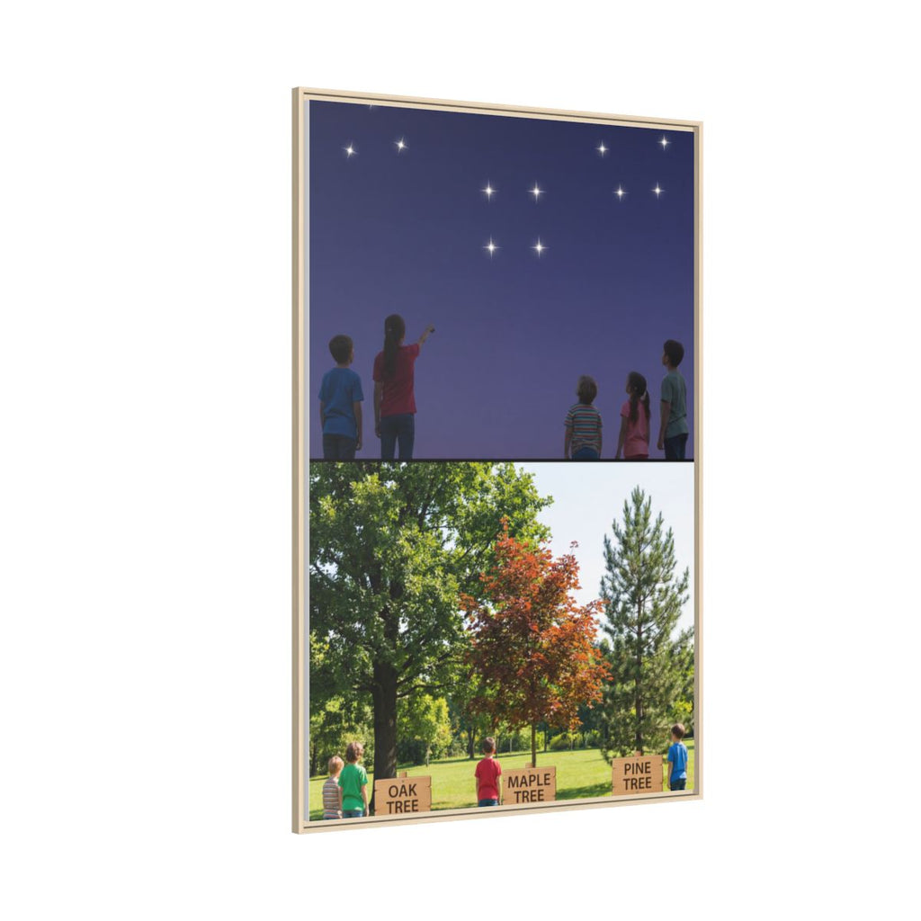 Framed Matte Canvas - Discovery — Natural / 1.25"