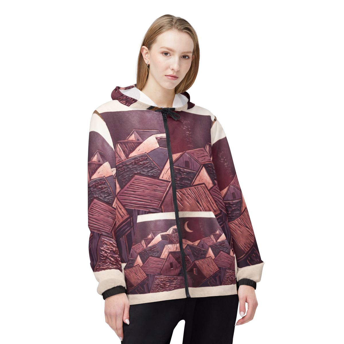Unisex Windbreaker Jacket - Gravity Toward the High Ground...