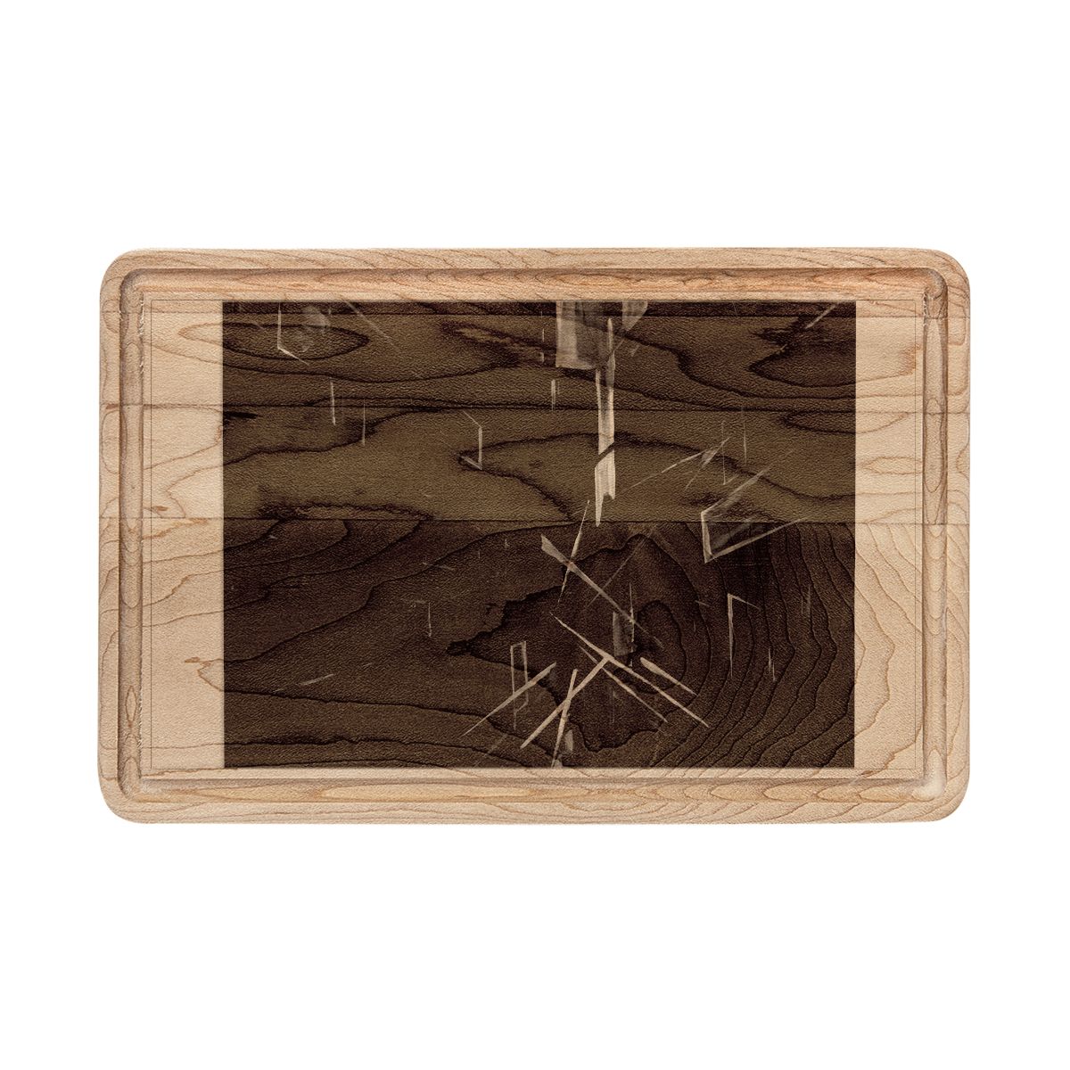Wooden Cutting Board - Urban Perspective | Echovira Gallery