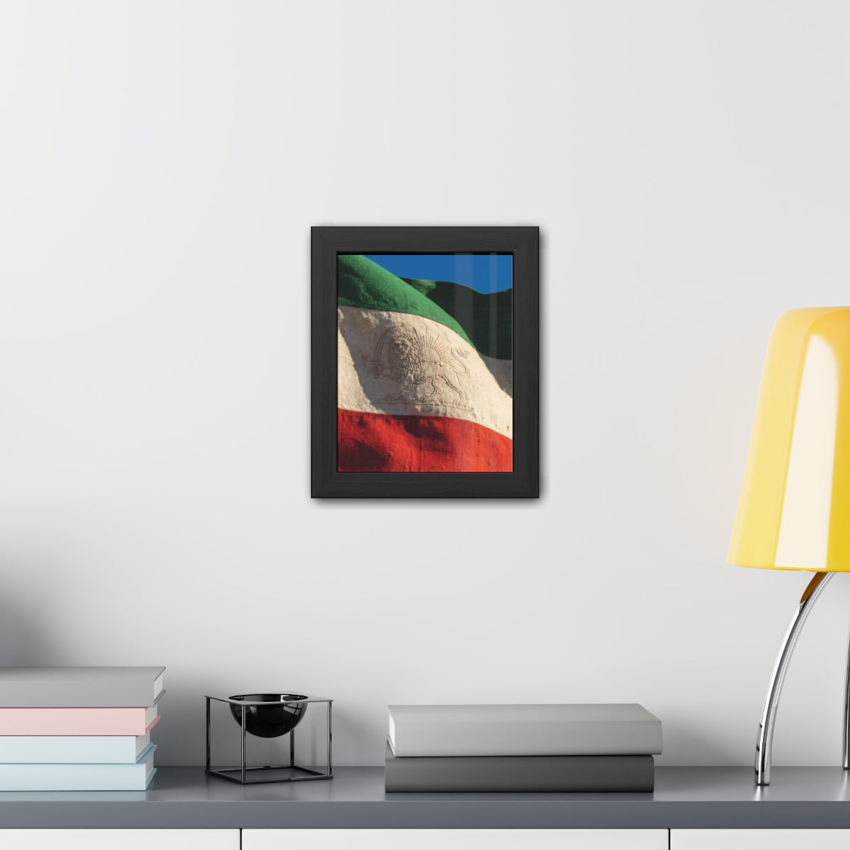 Framed Wall Art - Heritage Flag — Portrait