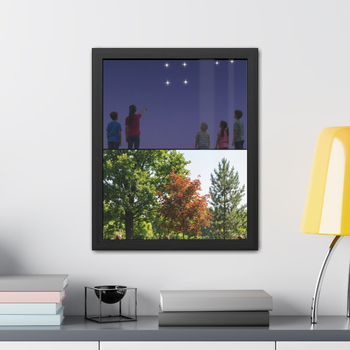 Framed Poster - Little Explorer — Portrait