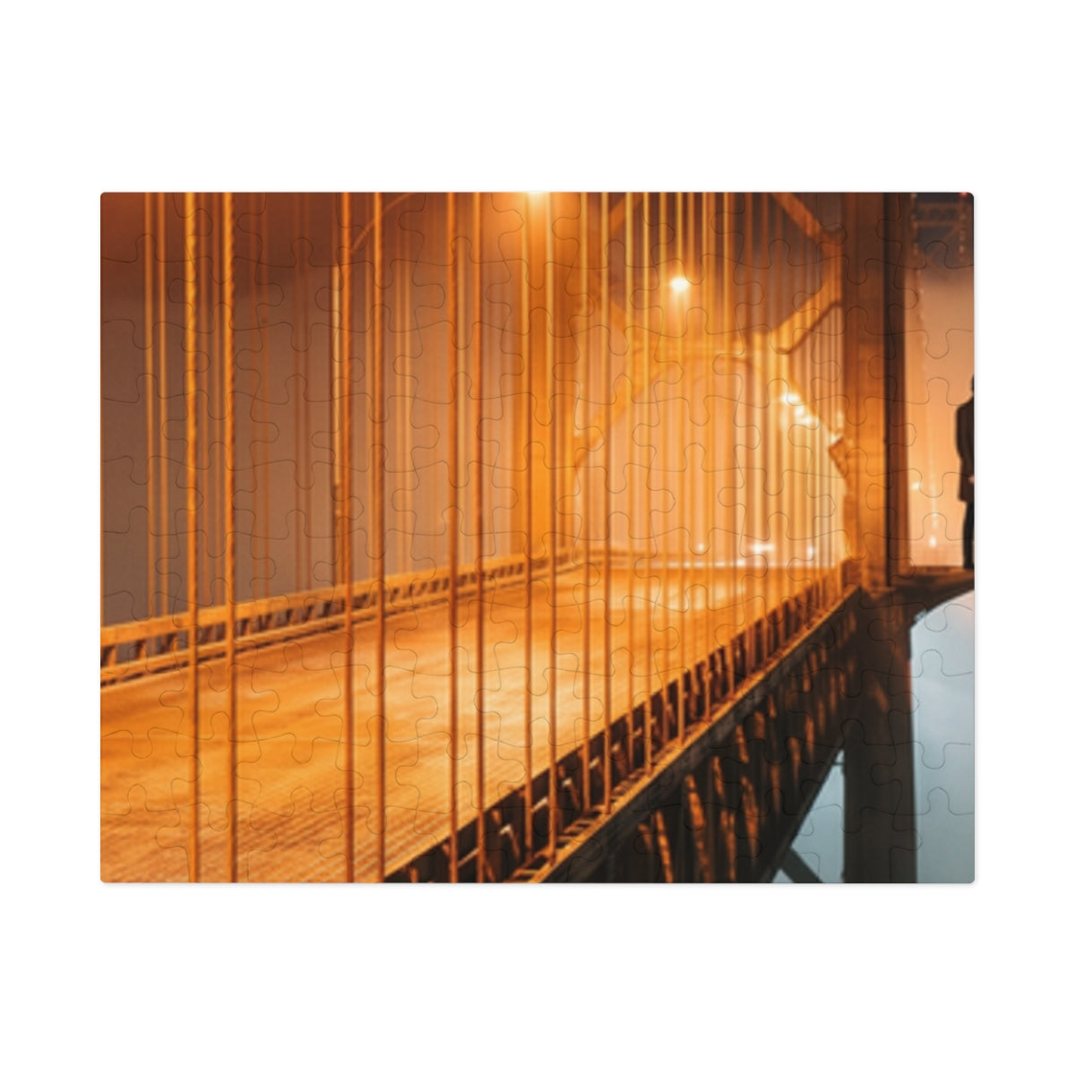 Jigsaw Puzzle with Tin - Nocturne Bridge Solitude (30, 110...