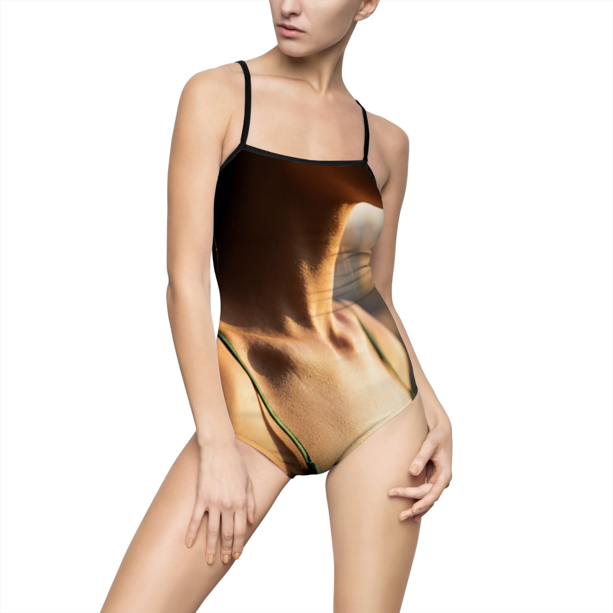 Women's One-Piece Swimsuit - Sunlit Retreat