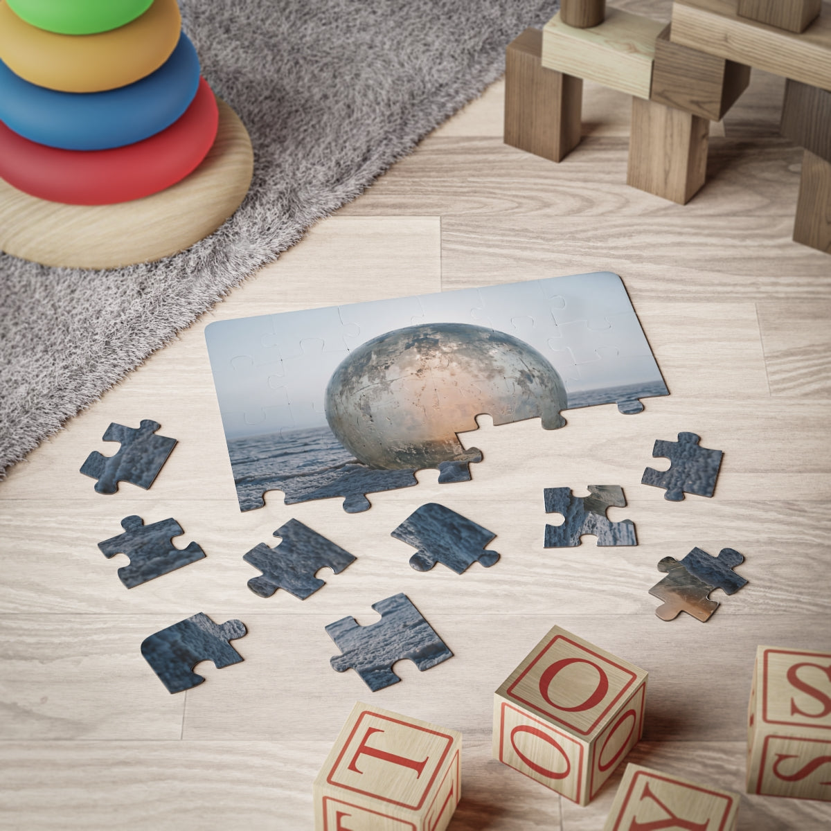 Kids' Puzzle Desert Landscape Art