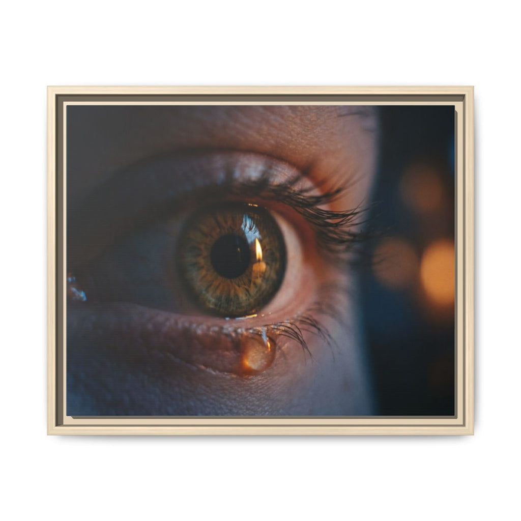Framed Matte Canvas - Mystic Eye — Natural / 1.25"