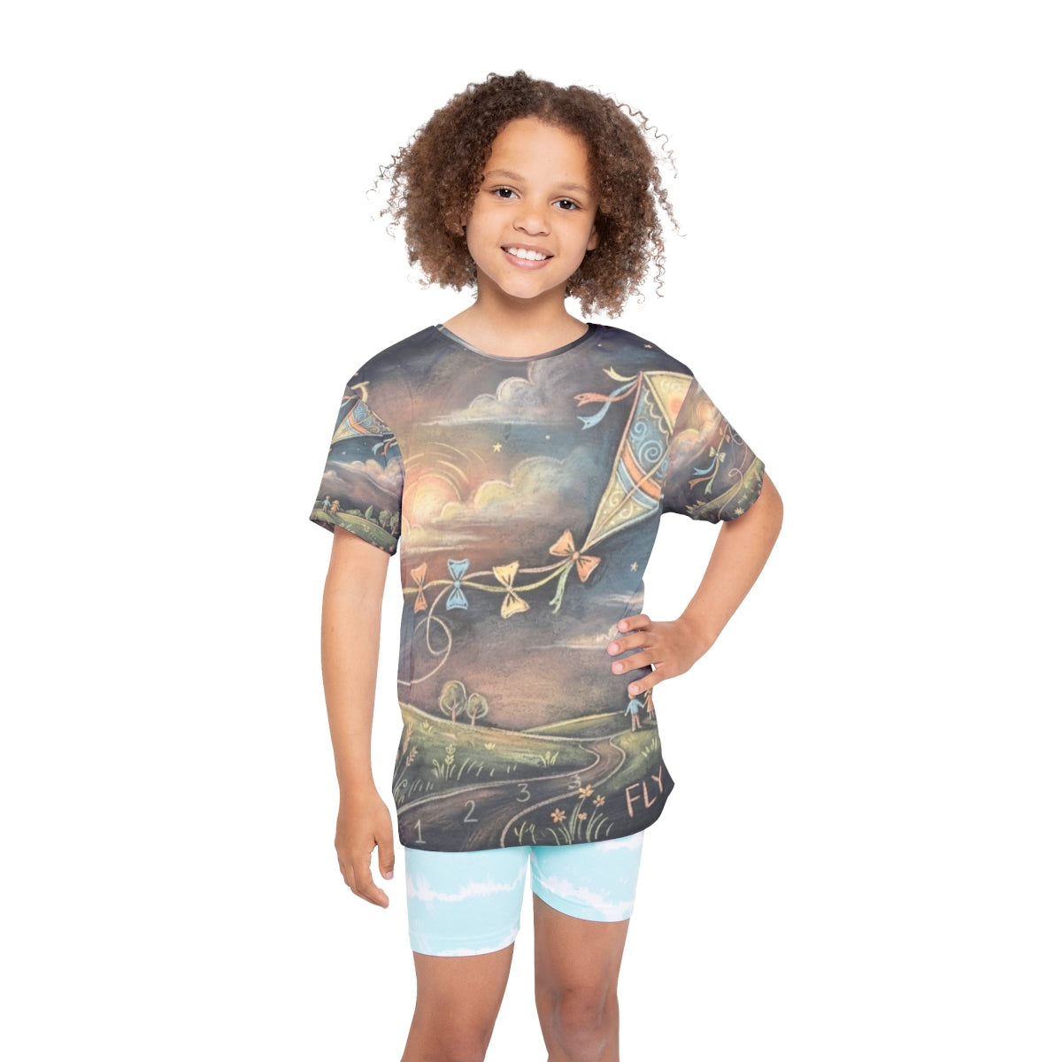 Kids Sports Jersey - Dancing Kite Play | Echovira Gallery