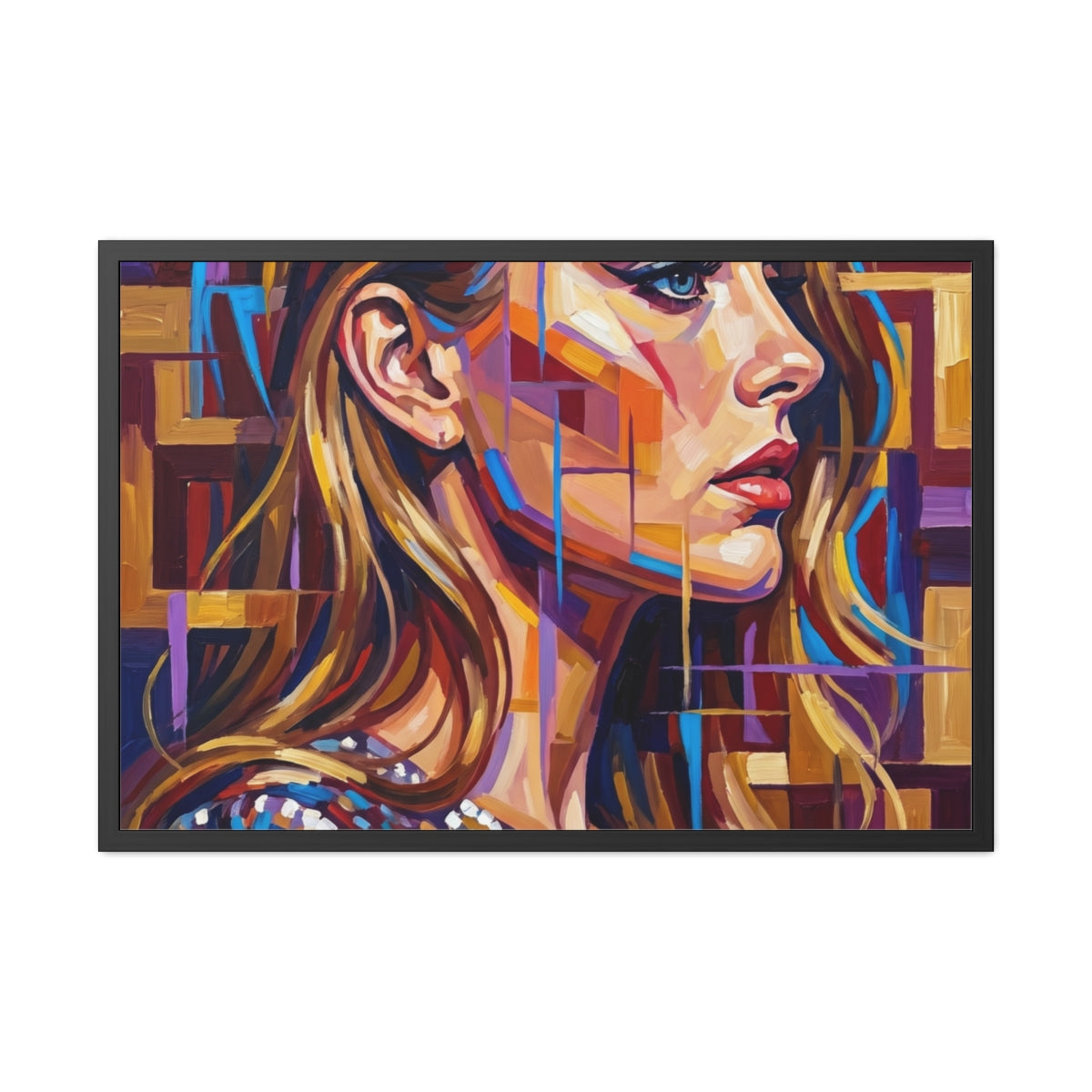 Framed Poster - Shattered Elegance (10×8, 12×8, 11×9, 14×11...