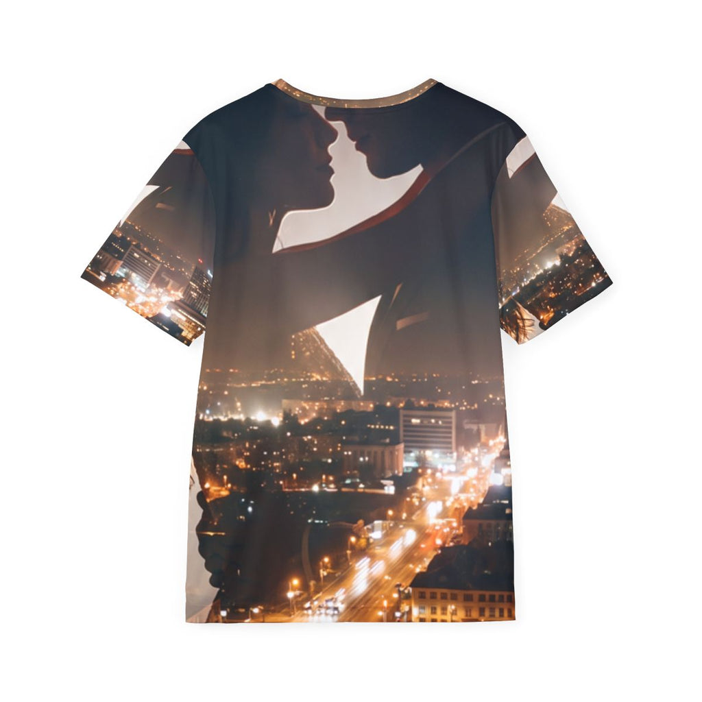 Men's Sports Jersey - Midnight City Skyline | Echovira...