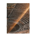 Ancient Amphitheater Fleece Baby Blanket