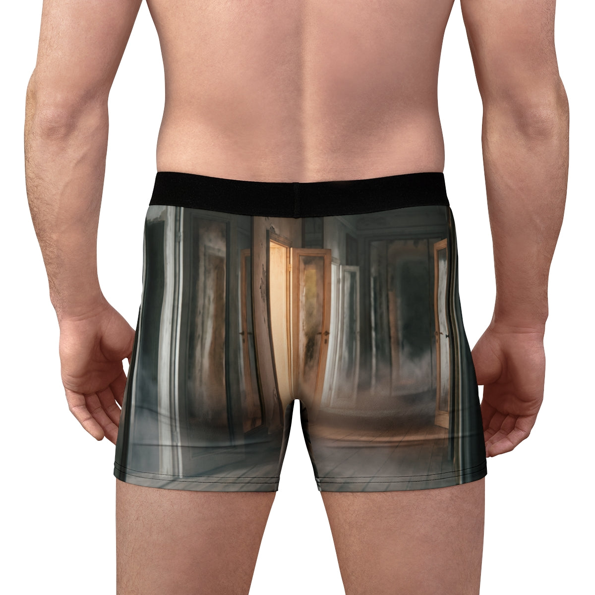Men's Boxer Briefs - Liminal Corridor | Echovira Gallery
