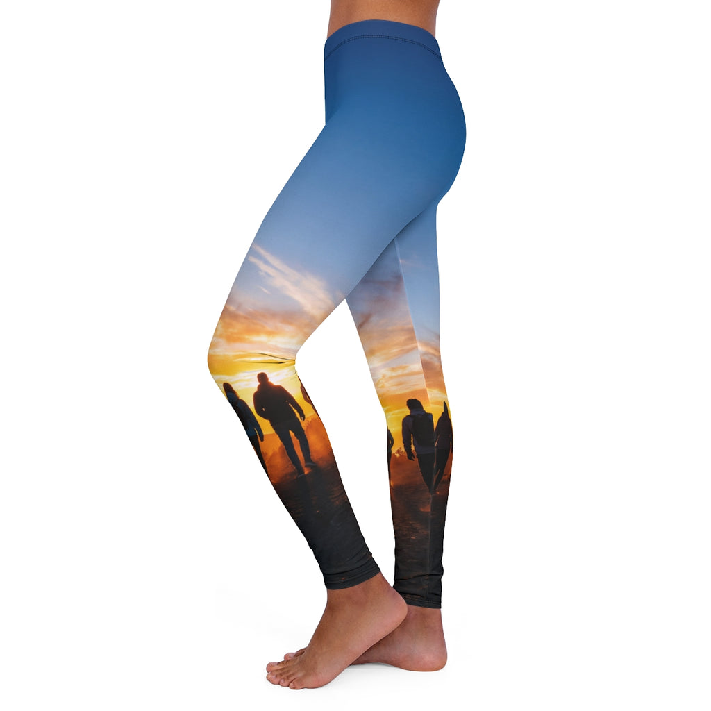 Women's Casual Spandex Leggings - Golden Trek