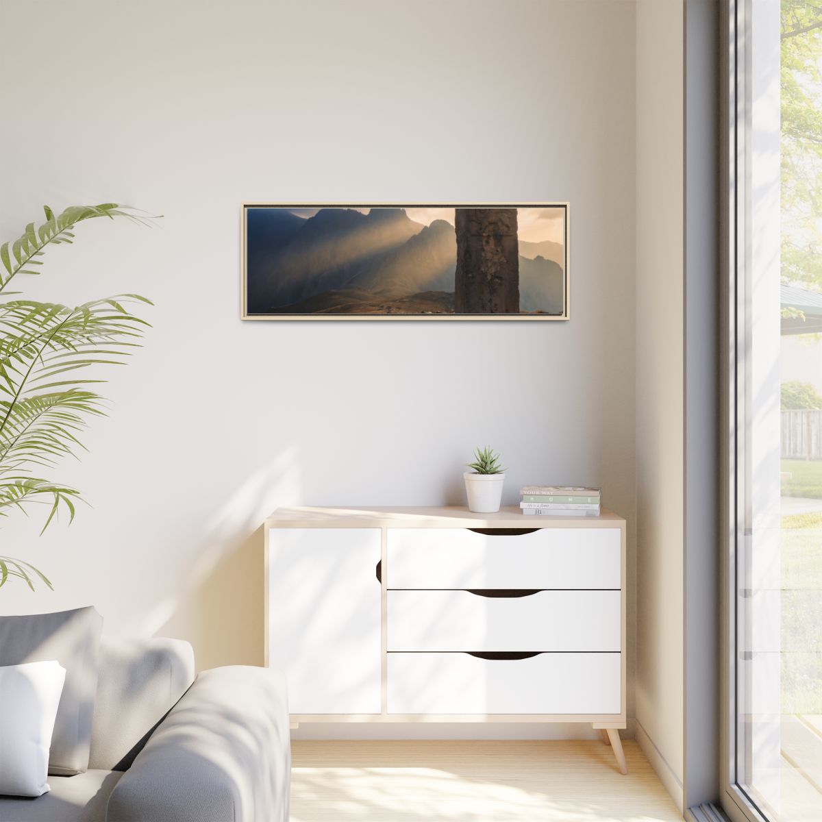 Matte Canvas, Framed - Mystic Monolith Ancient Persian... |...