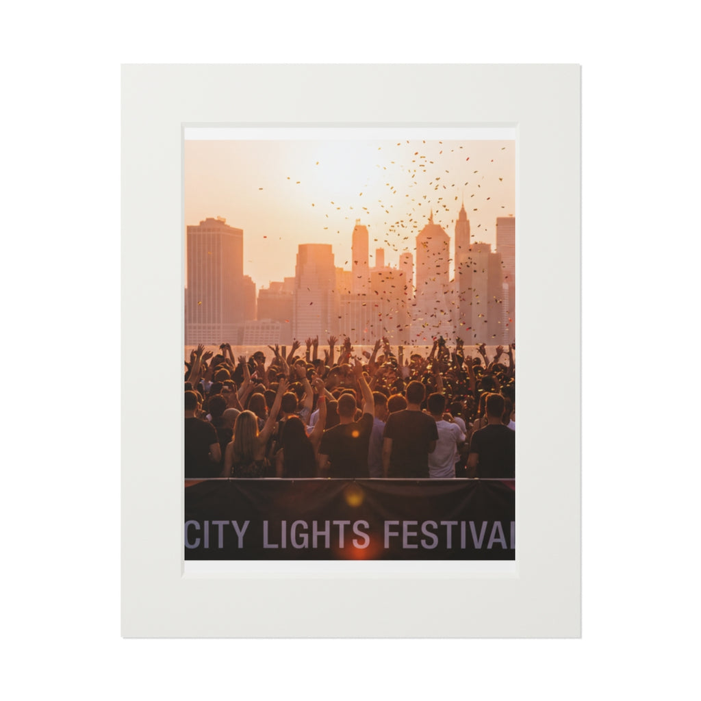 Fine Art Print (Paper Frame) - City Lights (11×14 & 16×20) |...