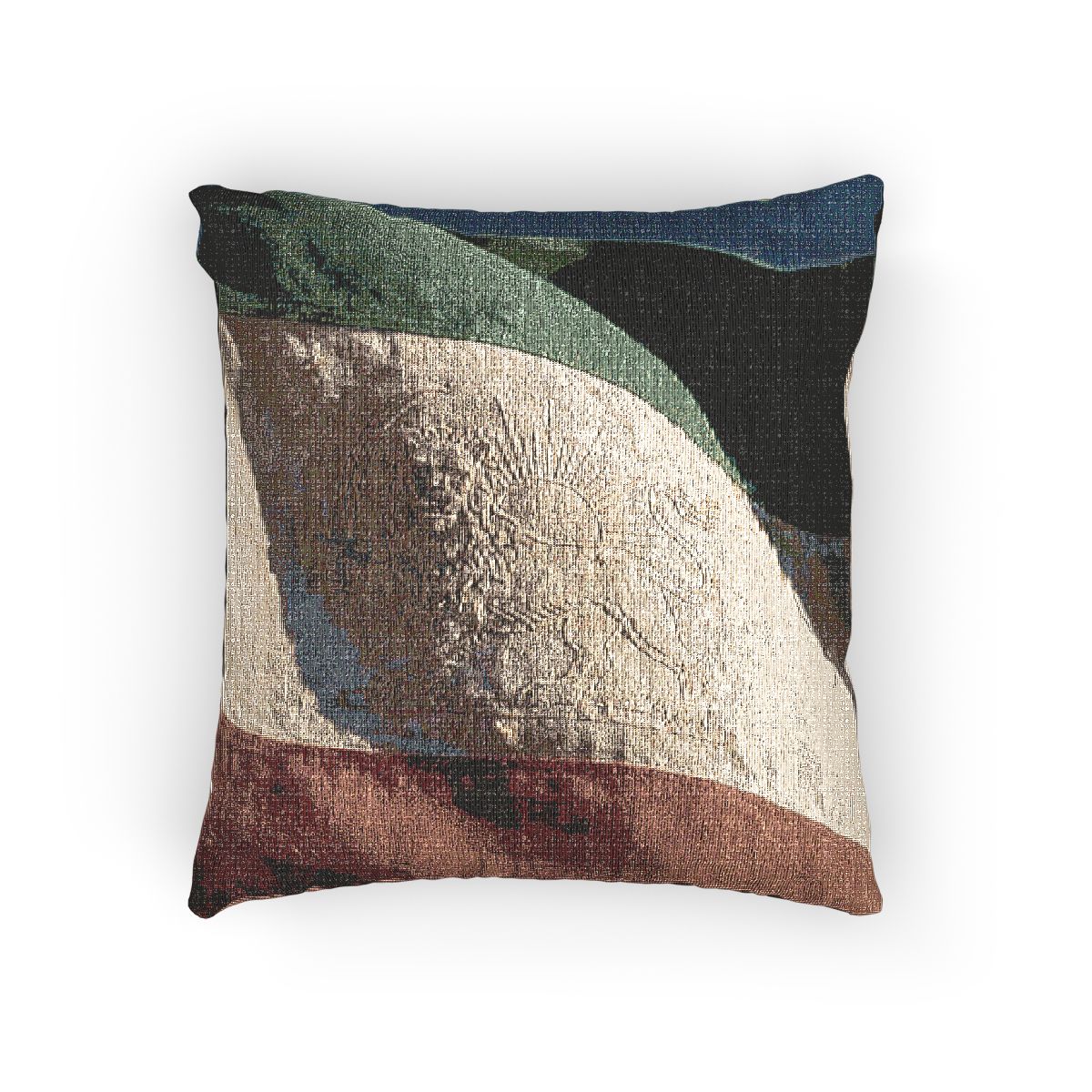 Woven Pillow - Vintage Flag
