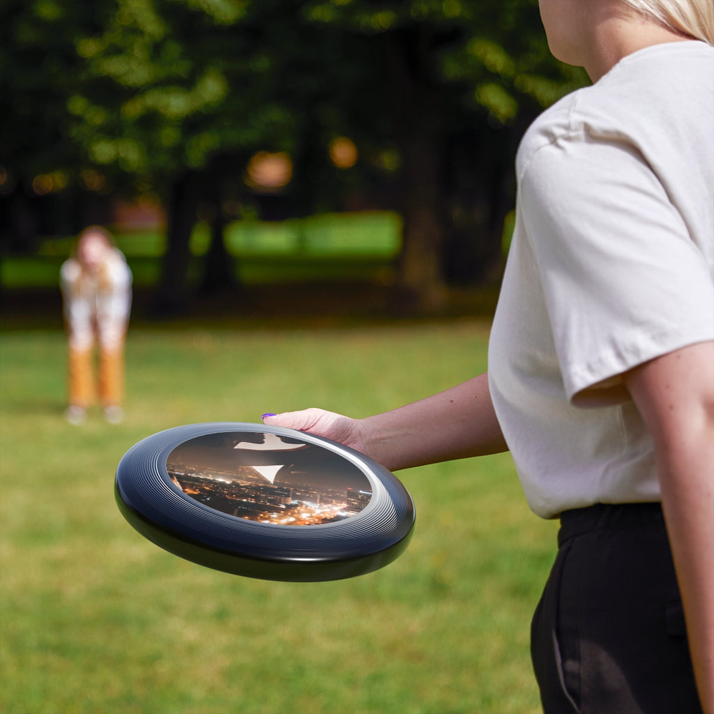 Wham-O Frisbee - City Twilight Glow | Echovira Gallery