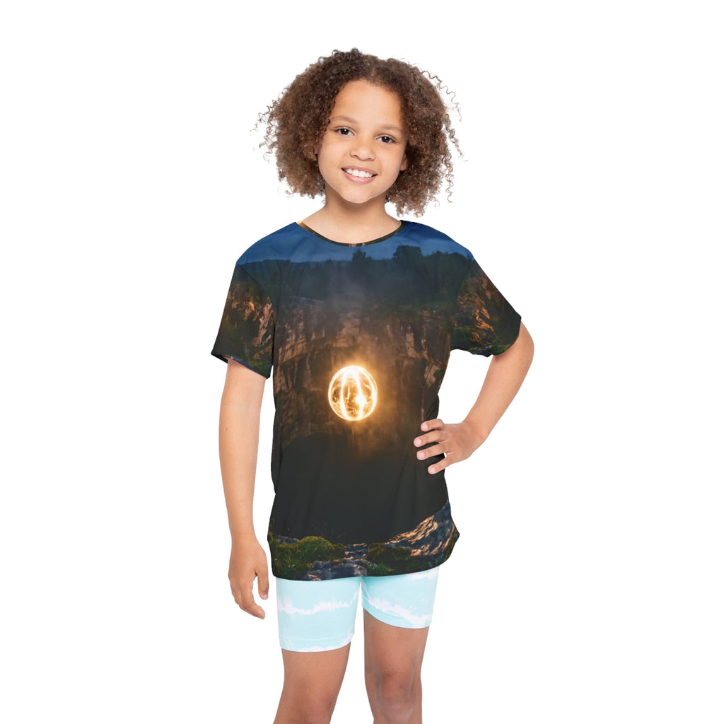 Kids Sports Jersey Luminous Chasm Art
