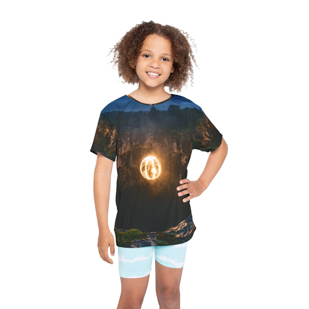 Kids Sports Jersey Luminous Chasm Art