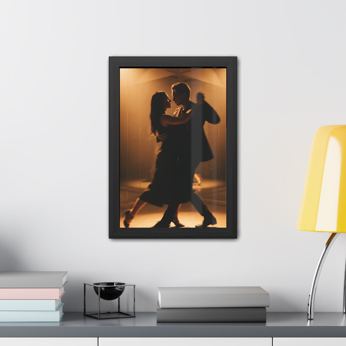 Golden Hour Tango Framed Poster — Portrait (8×12, 9×11... |...
