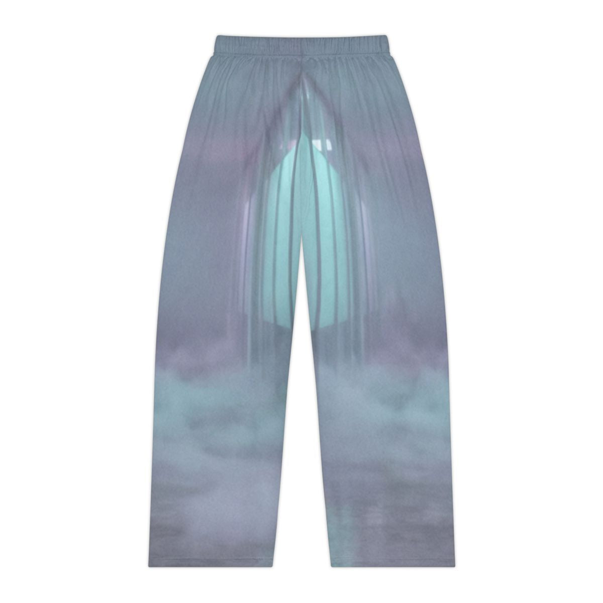 Women's Pajama Pants - Liminal Corridor Fog Art Print |...