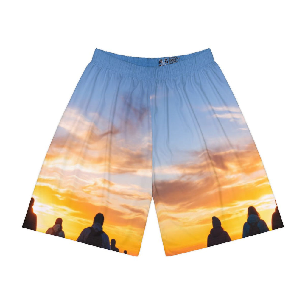 Men's Sports Shorts - Sunset Trek