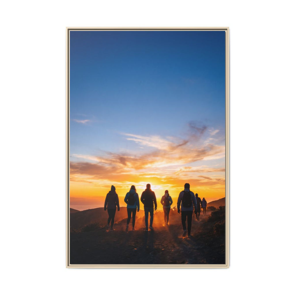 Matte Canvas, Framed - Epic Dawn Trek