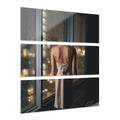 Acrylic Prints Triptych - Rainy Night Reflections —... |...
