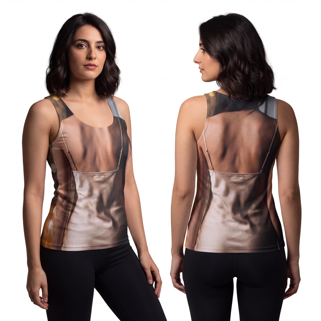 Unisex Tank Top - Rainscape Grid | Echovira Gallery