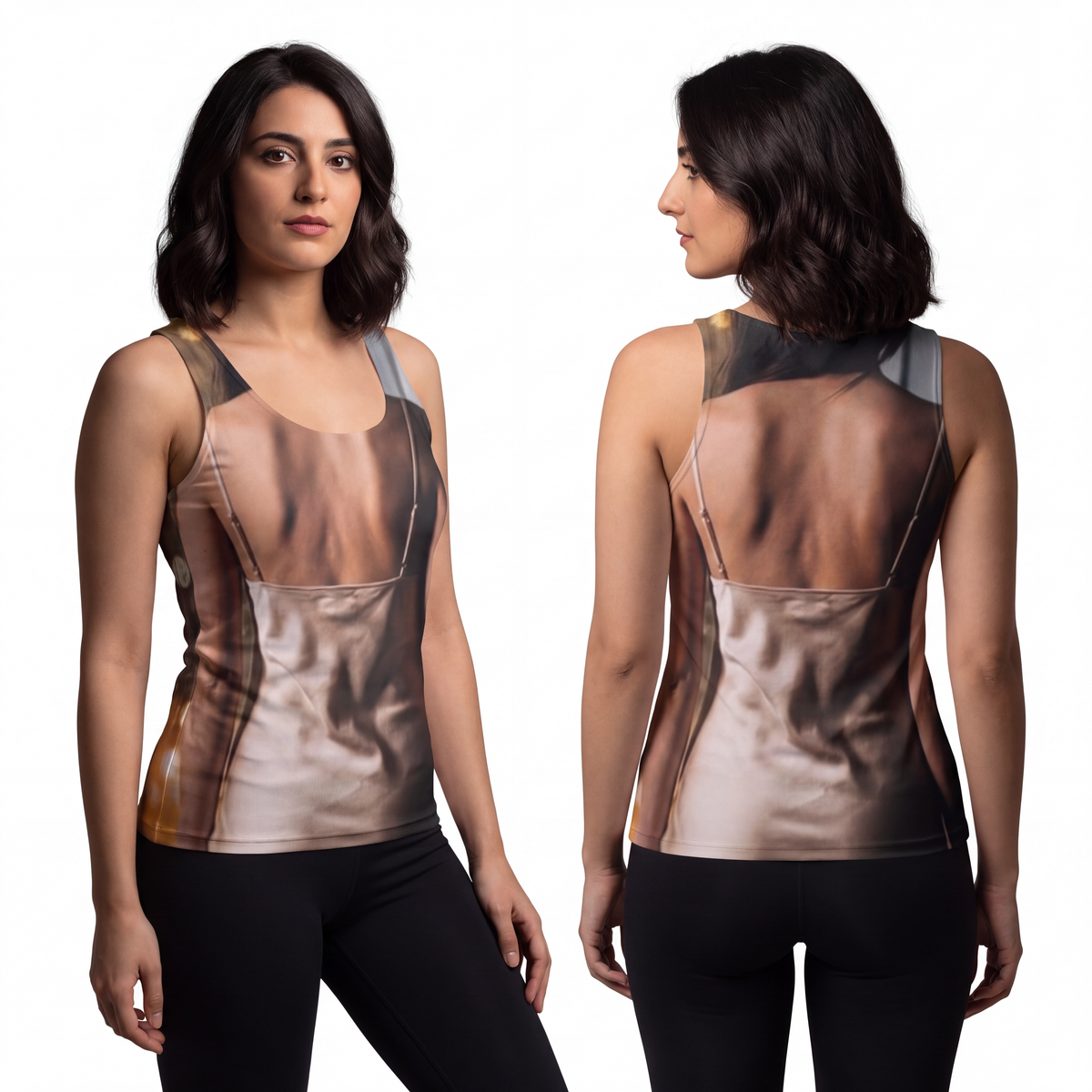 Unisex Tank Top - Rainscape Grid | Echovira Gallery
