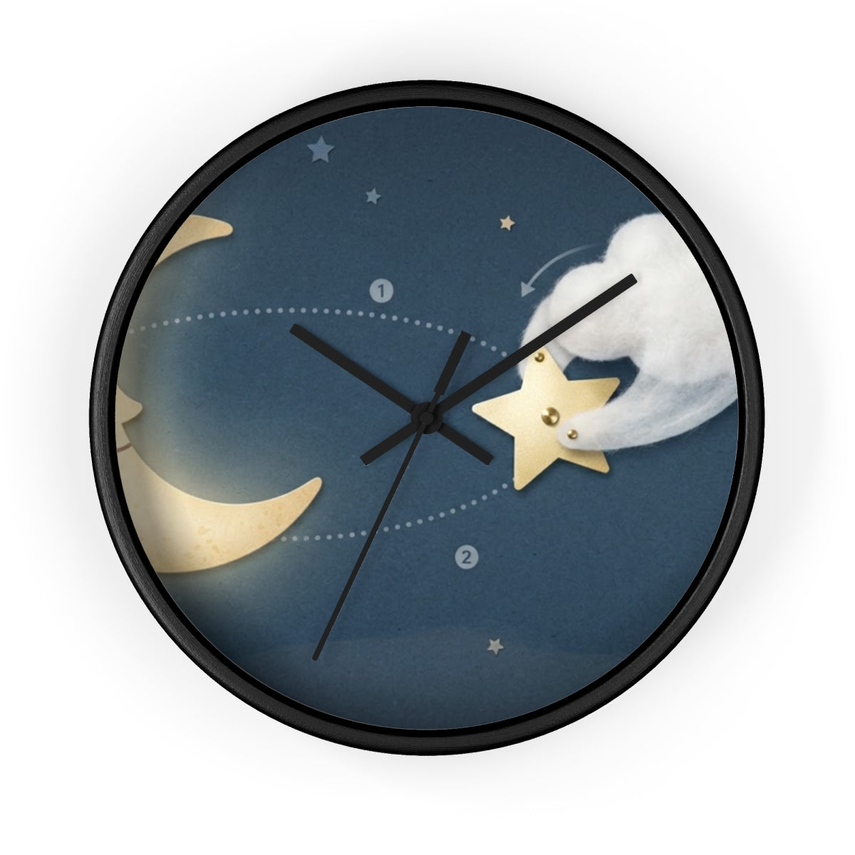 Wall Clock - Bedtime Orbit Story Clock | Echovira Gallery