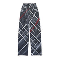 Kids Lounge Pants Abstract Geometric Grid Art
