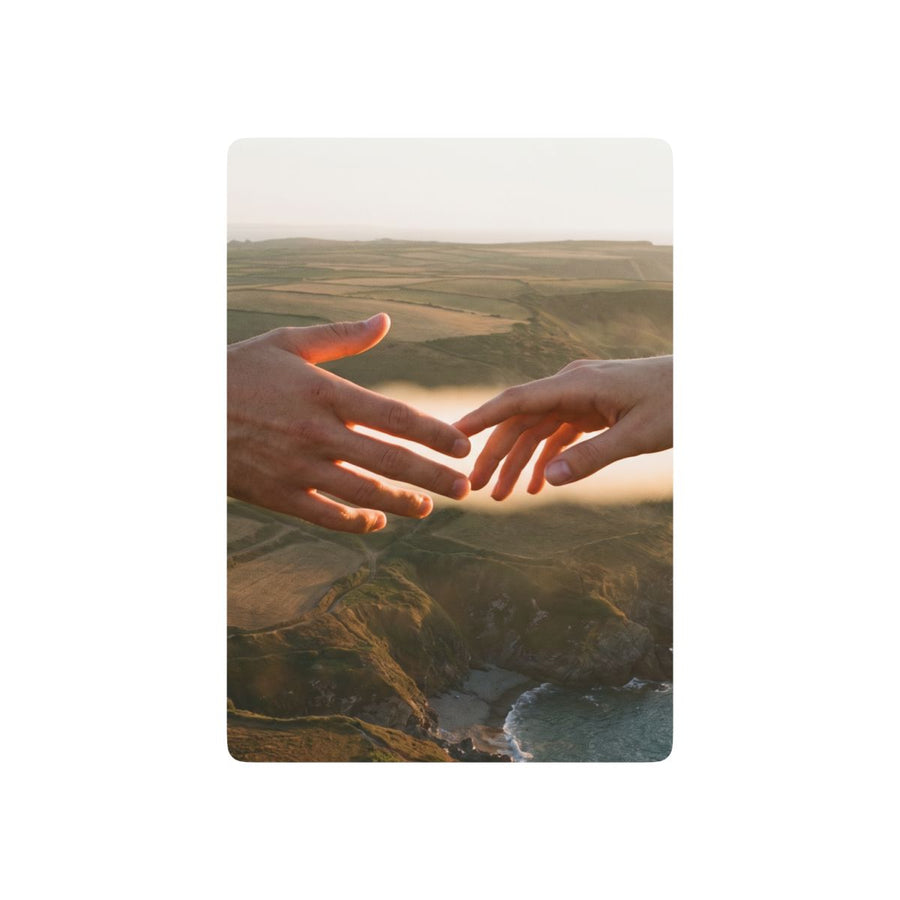 Poker Playing Cards - The Infinite Touch | Ethereal Coastal Art