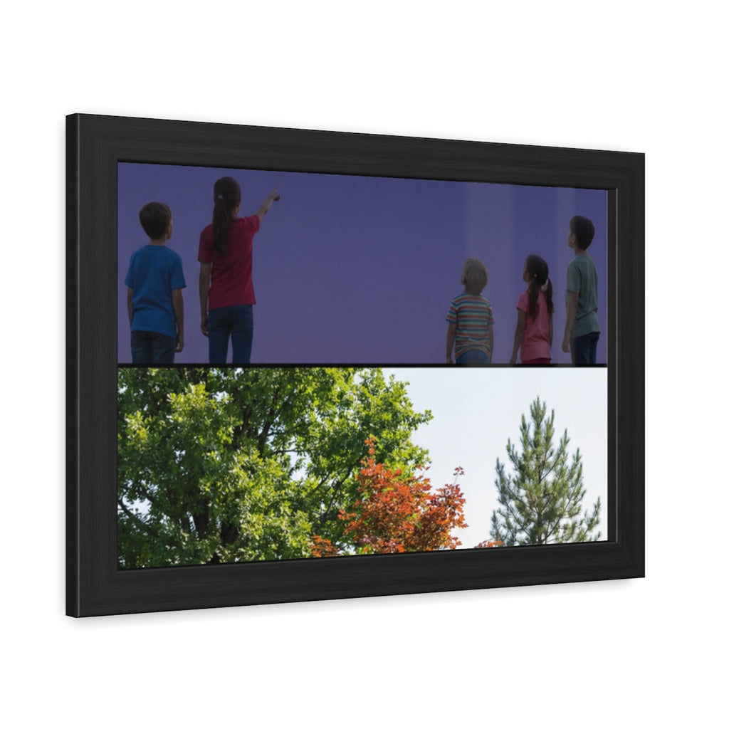 Framed Poster - Little Explorer — Landscape