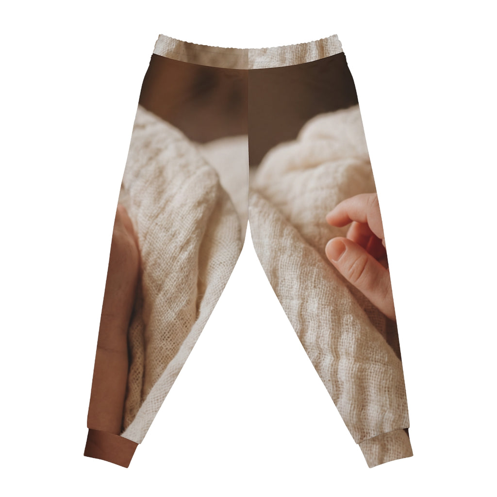 Athletic Joggers - Soft Cream Minimalist
