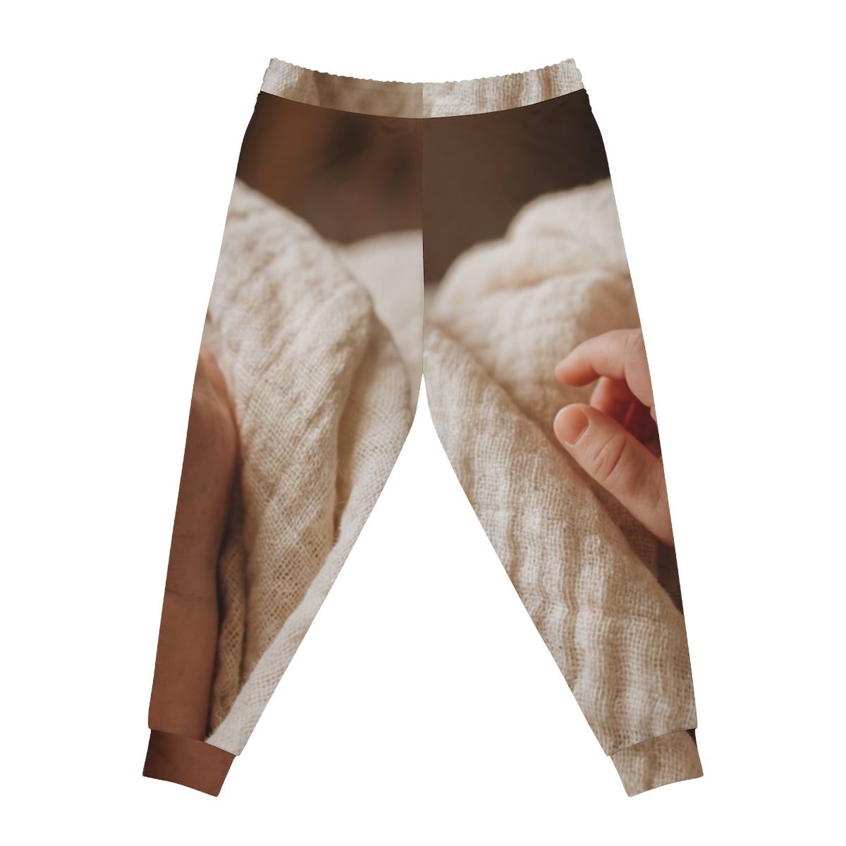 Athletic Joggers - Soft Cream Minimalist