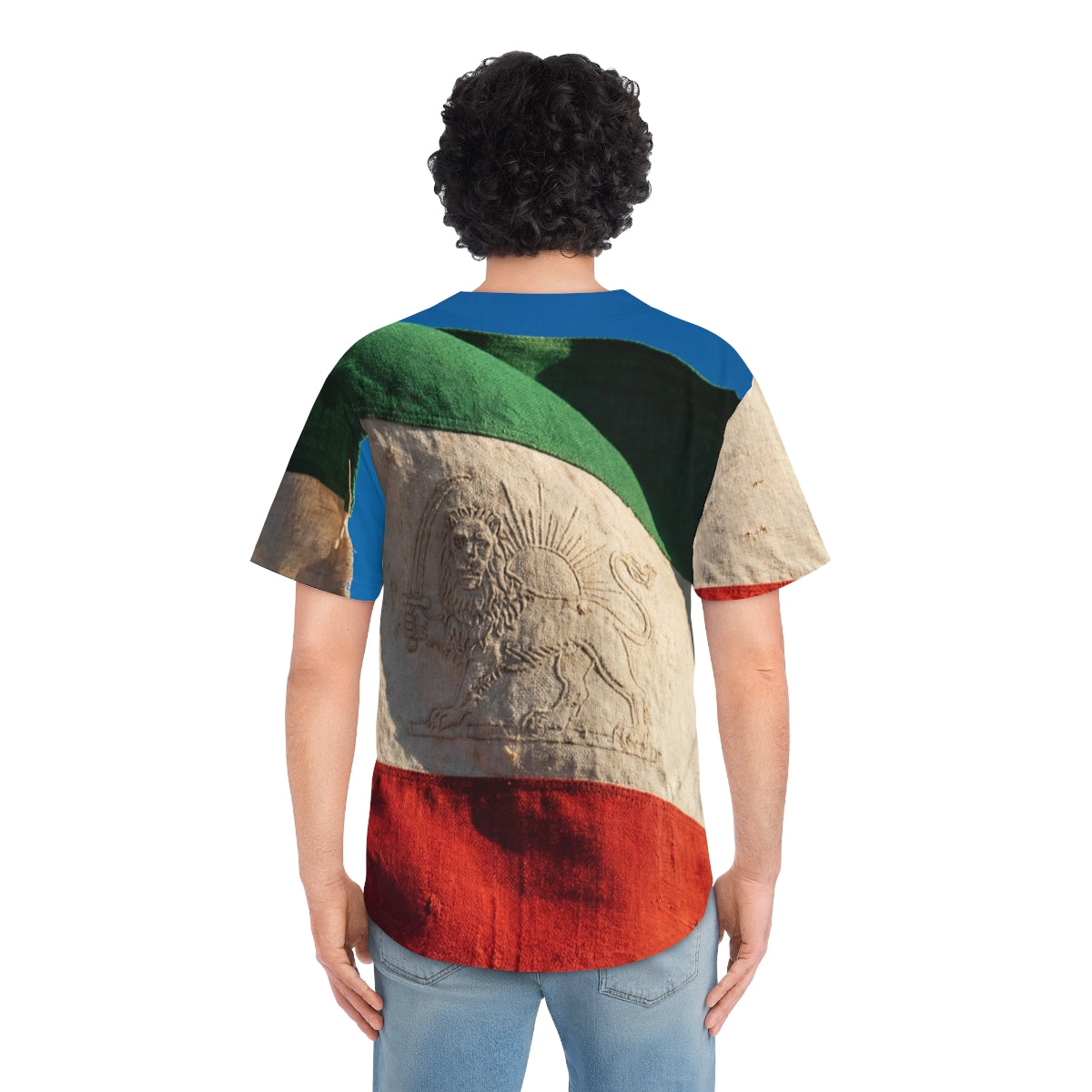 Men's Baseball Jersey - Flag