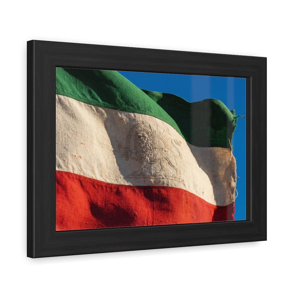 Framed Wall Art - Heritage Flag — Landscape