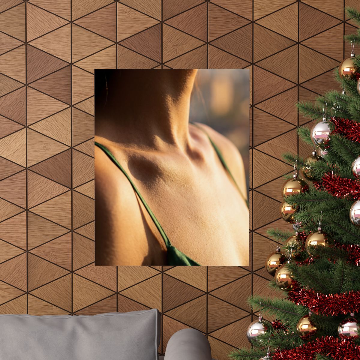 Matte Vertical Posters - Golden Hour Glow - Minimalist... |...