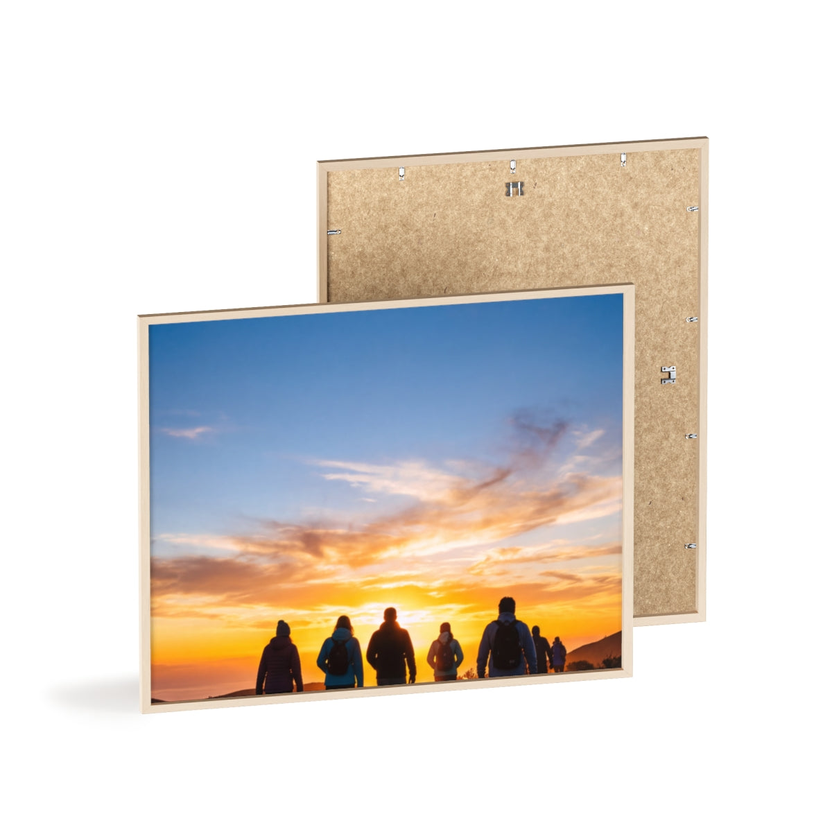 Posters with Wooden Frame - Sunrise Journey