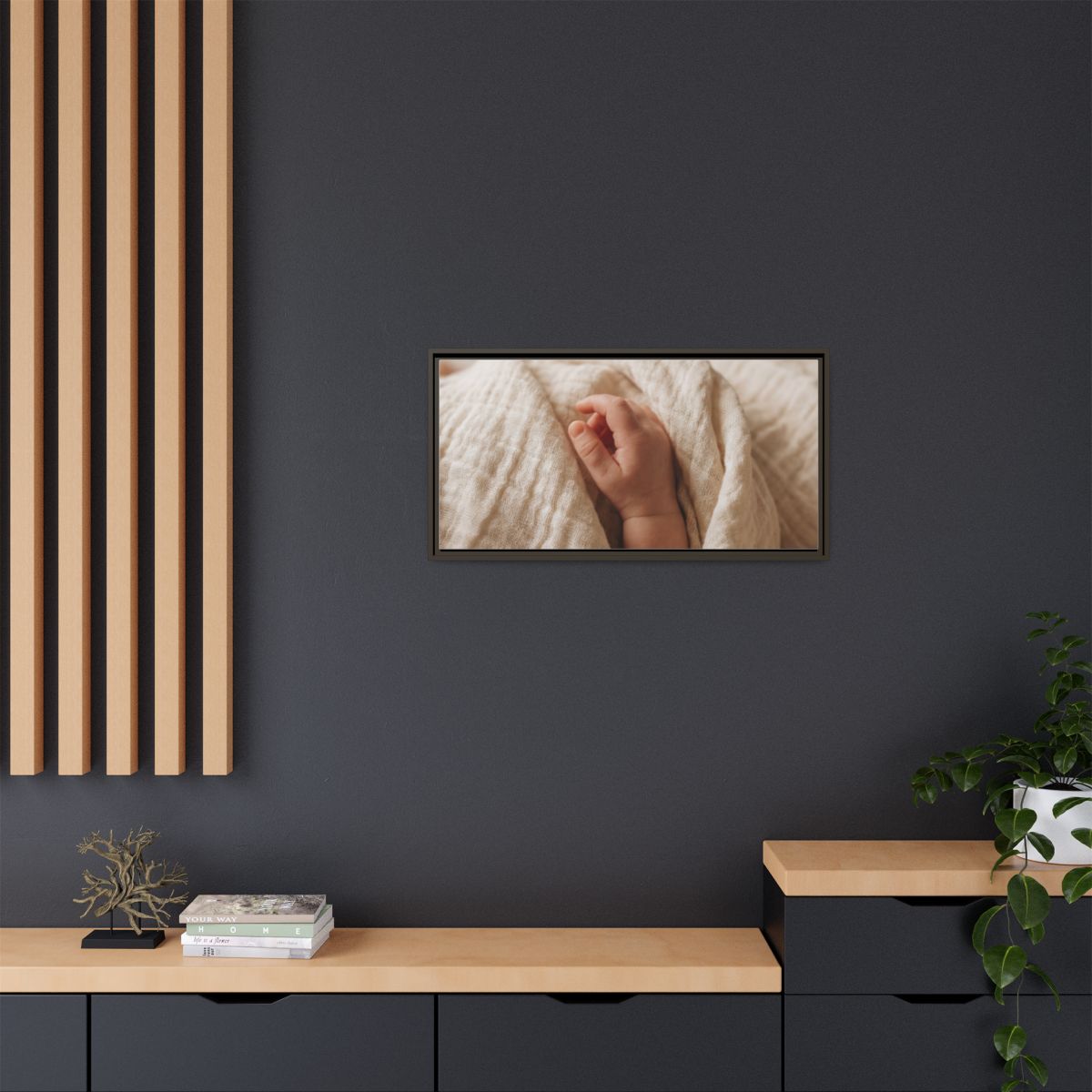 Framed Matte Canvas - Neutral Nursery