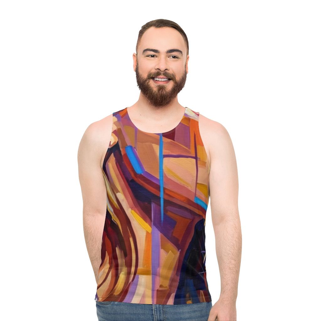 Men's Tank Top - Shattered Elegance | Echovira Gallery