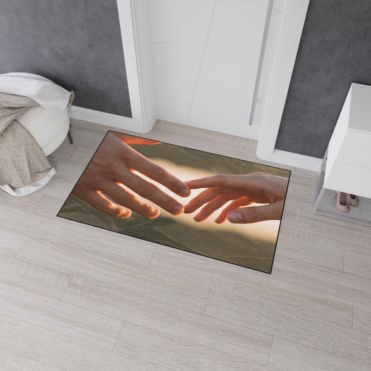 Heavy Duty Floor Mat - The Infinite Touch | Ethereal Coastal...