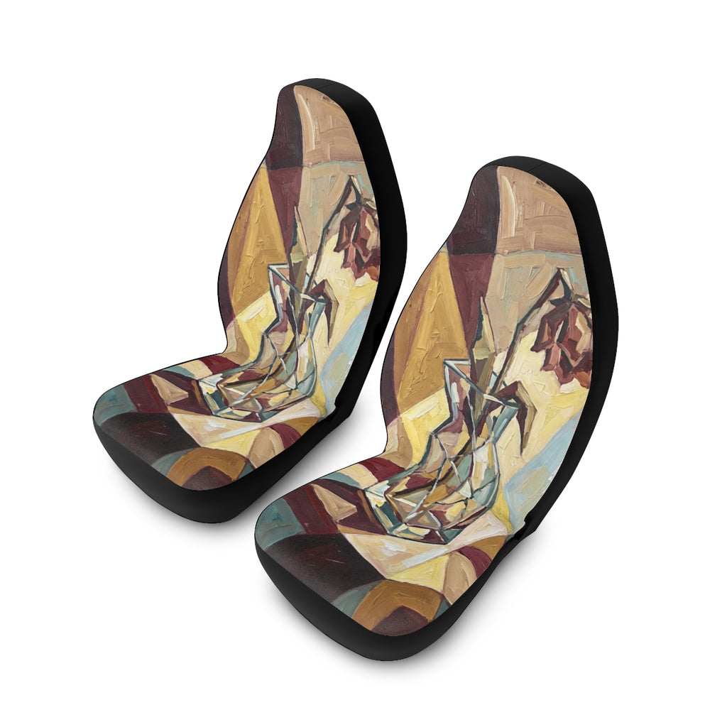 Car Seat Covers - Cubist Rose Geometric Art | Echovira...