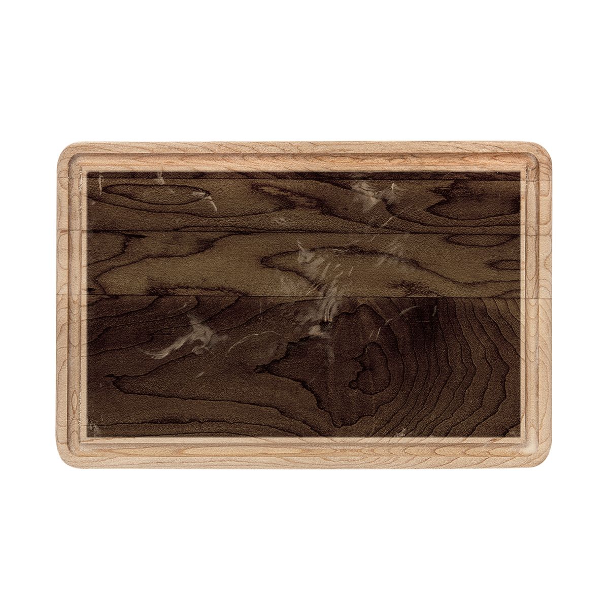 Crimson Abstract Art Wooden Cutting Board