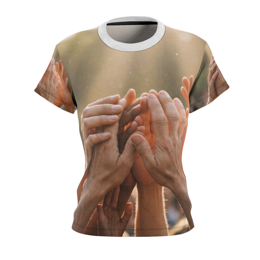 Women's Cut & Sew Tee - Golden Rays of Unity Wall Art |...