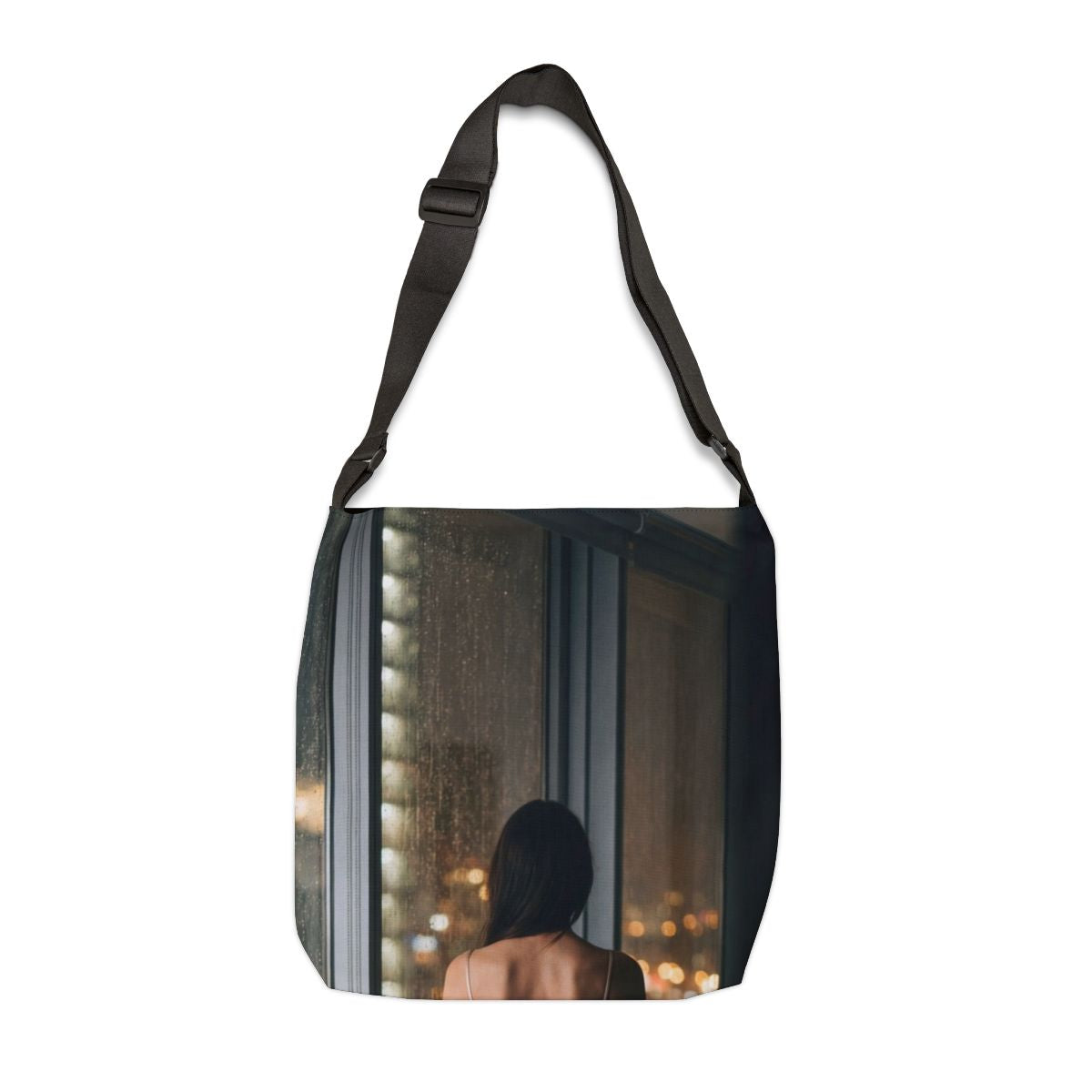 Adjustable Tote Bag - Midnight Reflection | Echovira Gallery