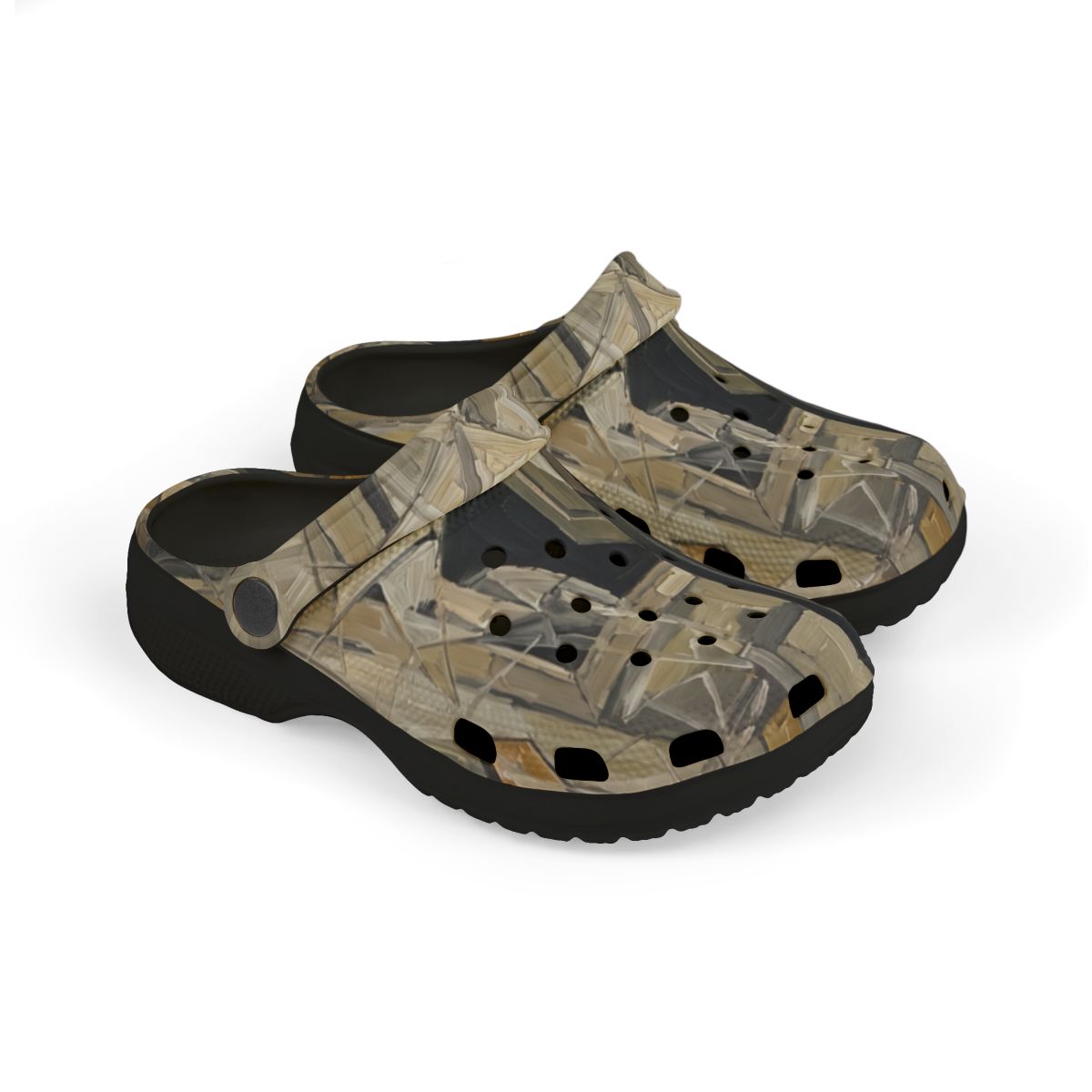 Kids' Cubist Hallway Art Clogs