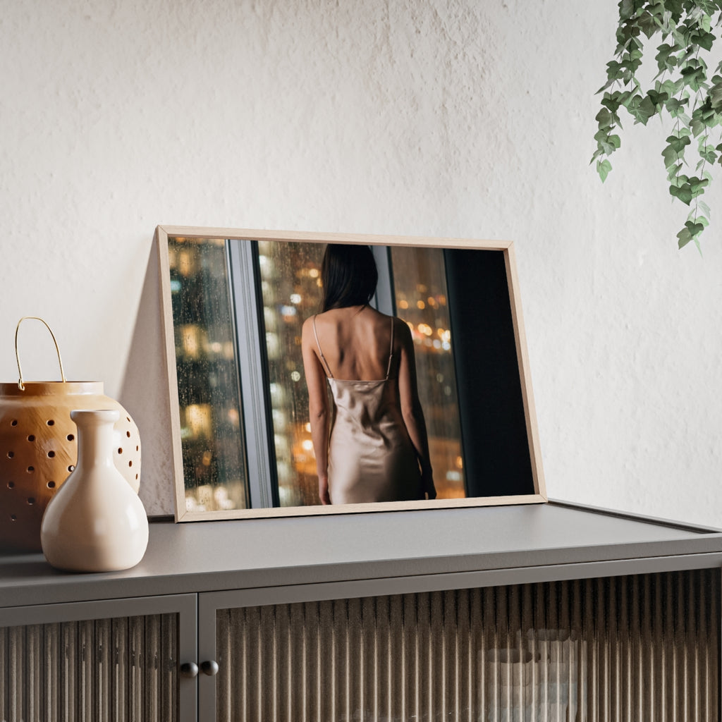 Framed Poster - Cinematic Window View