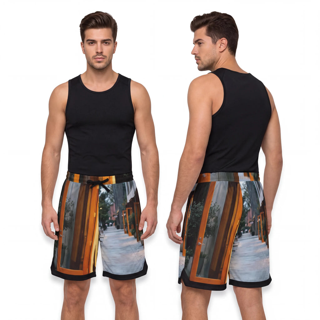 Men's Basketball Rib Shorts - Twilight Walkway | Echovira...