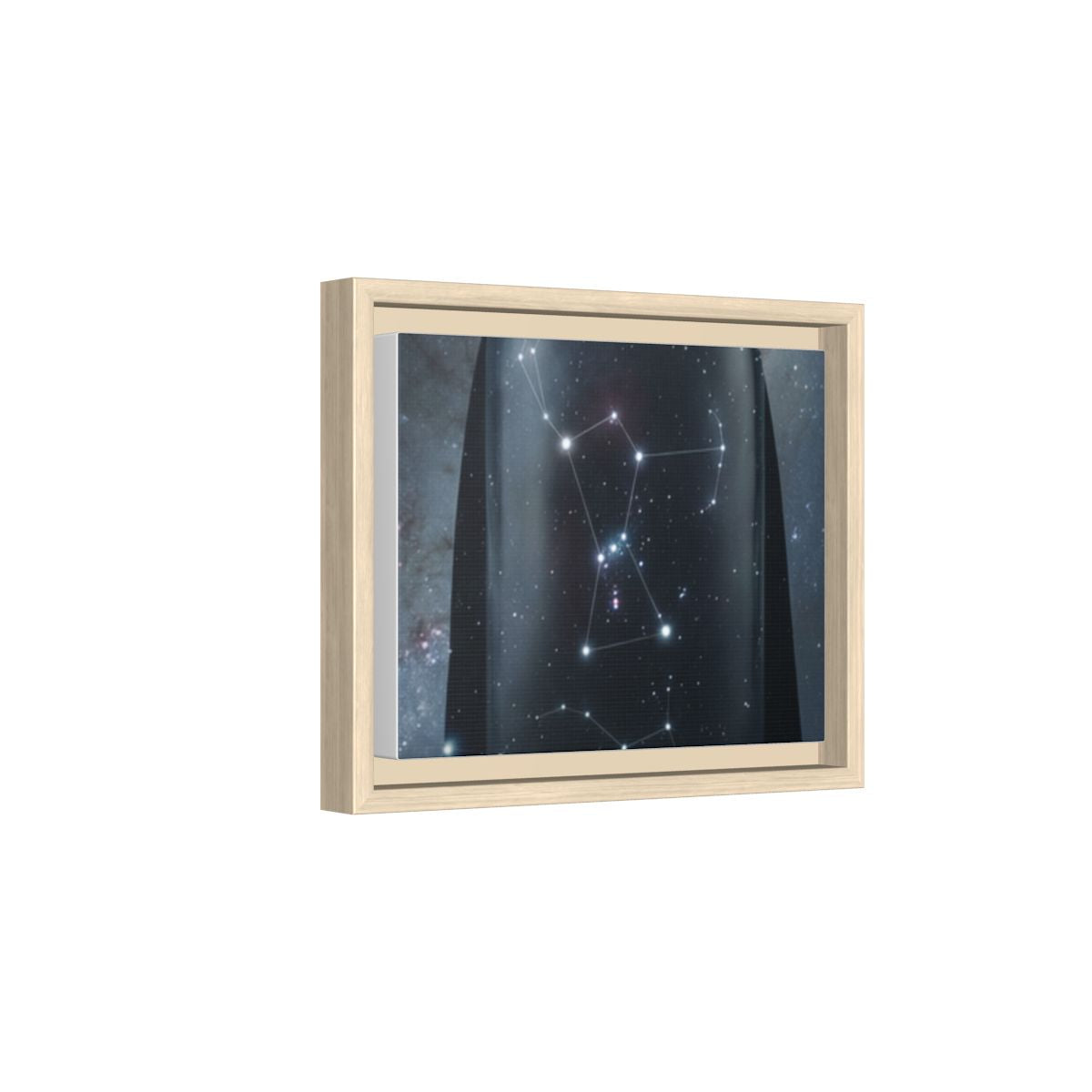 Framed Matte Canvas - Cosmic Sentinel — Natural / 1.25" (10×8, 12×9, 14×11, 16×12, 20×10, 18×12, 20×16, 24×16, 24×18, 36×12, 24×20, 32×16, 30×20, 30×24, 32×24, 48×16, 36×24, 48×24, 40×30, 60×20, 48×32, 60×30 & 60×40)