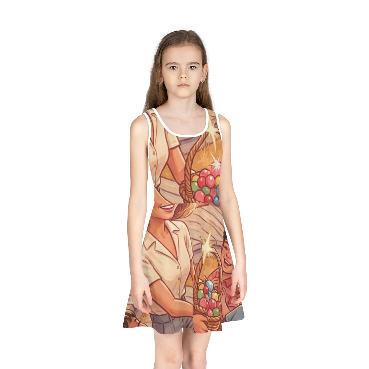 Girls' Sleeveless Sundress - Shoe Cottage | Echovira Gallery
